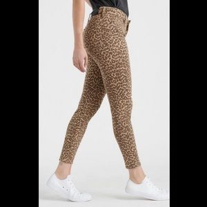 Lucky Brand Leopard Ava Skinny Jeans